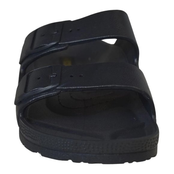 Tecs Two Band Women's Slide Sandals in Black - Size 7 - Picture 5 of 5